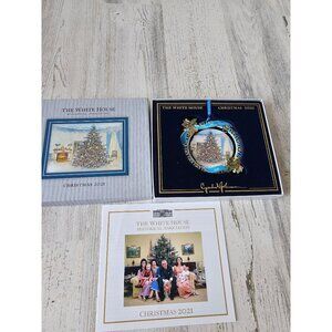 White House annual 2021 tree Johnson ornament medal association Xmas decor new